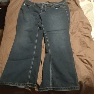 Straight leg jeans